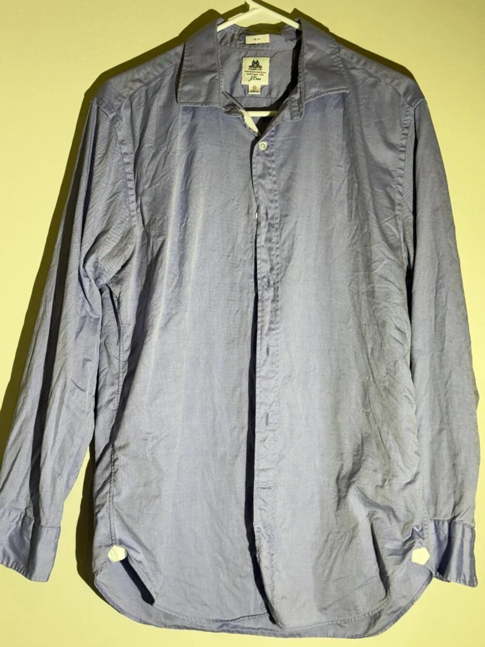 J. Crew Thomas Mason Slim Fit Dress Shirt | Periwinkle Lavender Blue |  16